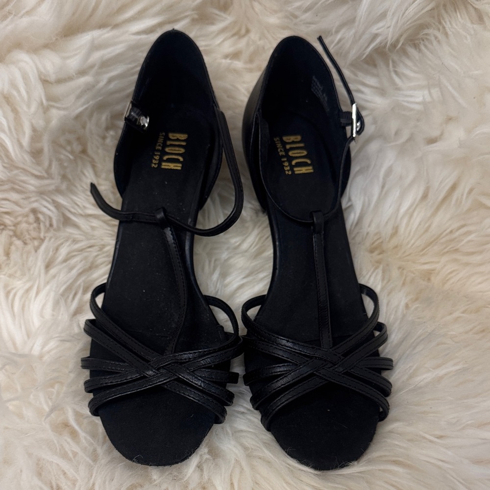 Bloch Black Strappy Heels